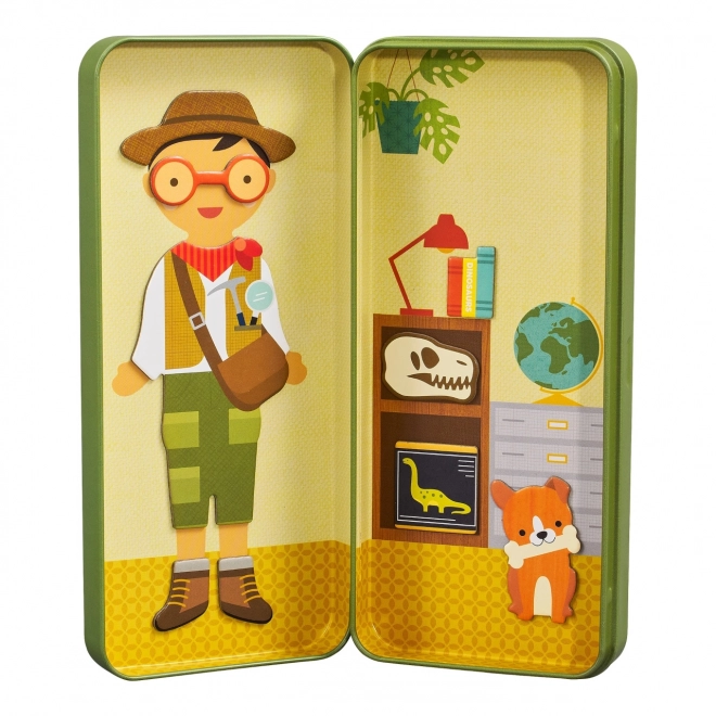 Magnetické puzzle Archeolog pro děti