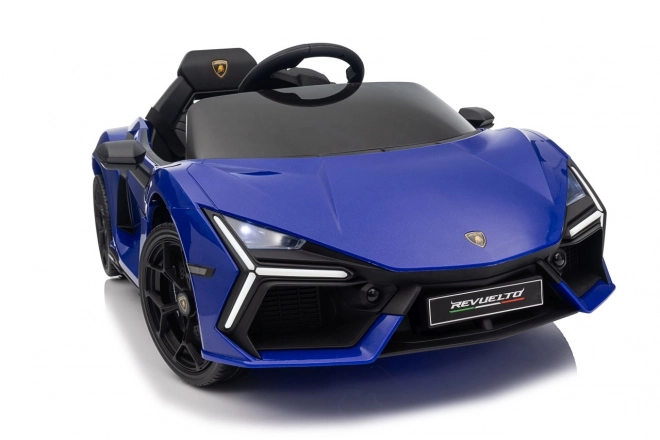 Dětský vůz lamborghini revuelto modrý