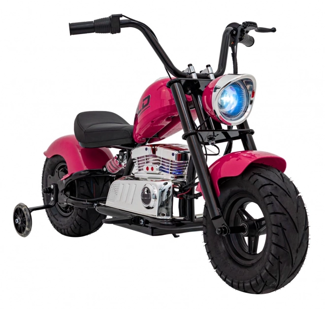 Dětský motocykl Chopper Warrior růžový