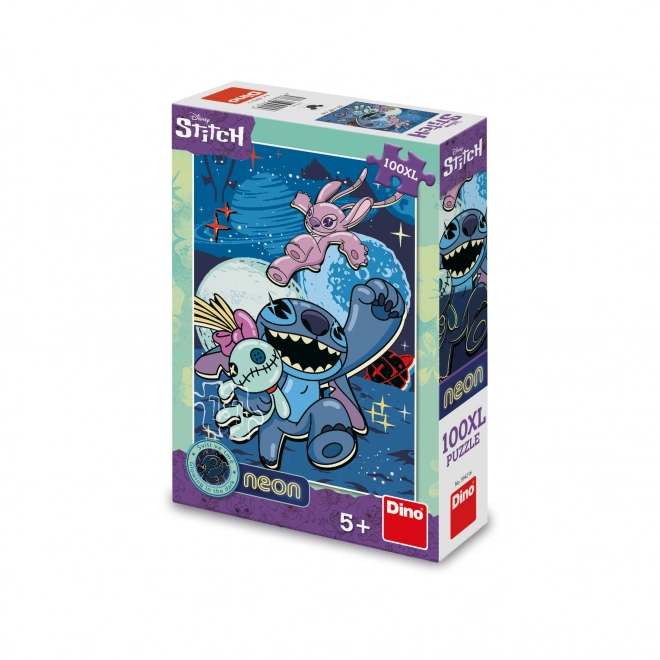 Puzzle Lilo & Stitch Neon 100 XXL Dílky