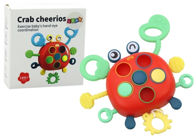 Krab Sensoryčná Interaktivní Edukační Hračka Pro Děti