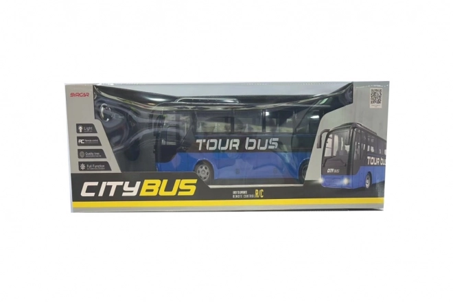RC autobus na dálkové ovládání modrý
