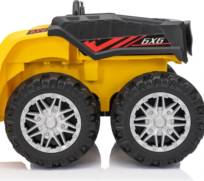 Žlutý sportovní dětský čtyřkolka TX ATV