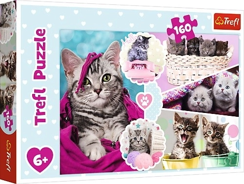 Trefl puzzle roztomilá koťátka 160 dílků