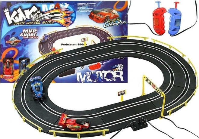 Autodráha 184 cm Cars Controller King