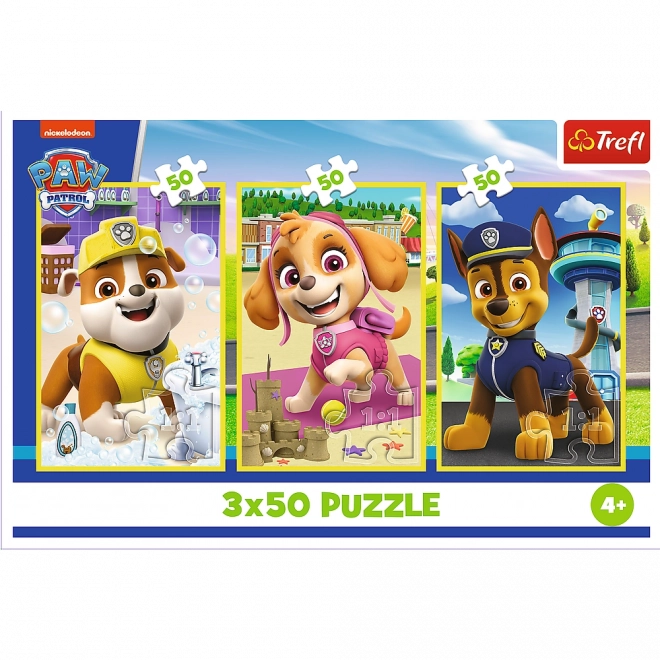 Puzzle Nasze Piesky 3x50 Trefl