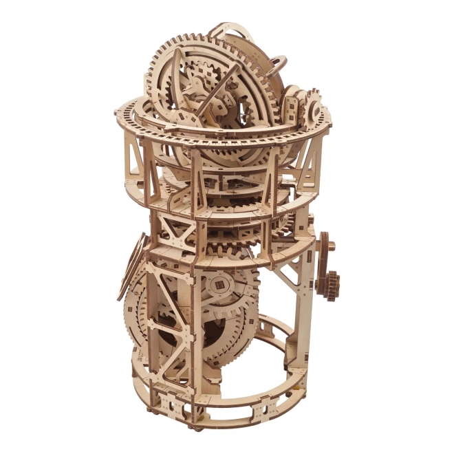 Ugears dřevěný mechanický model hodinový strojek s tourbillonem