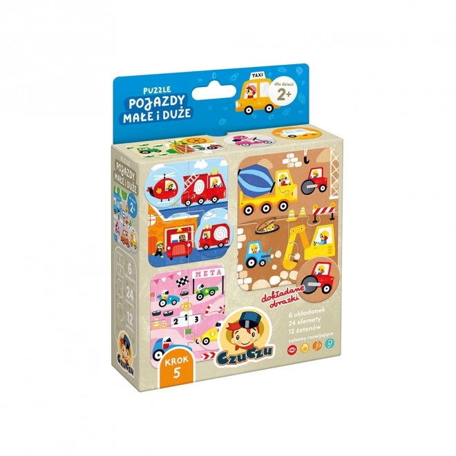 Puzzle Auta Malé a Velké
