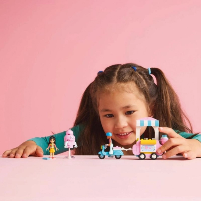 Lego Friends stánek s cukrovou vatou a skútr
