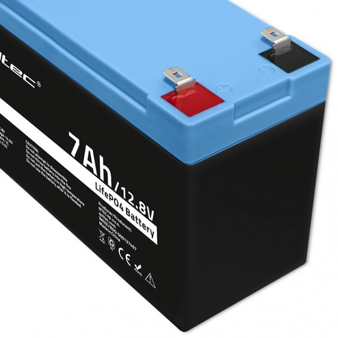 Lithium-železo-fosfátová baterie LiFePO4 | 12,8V | 7Ah | 89,6Wh | BMS