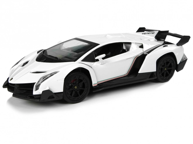 Sportovní auto R/C 1:24 Lamborghini Veneno White 2.4 G Světla