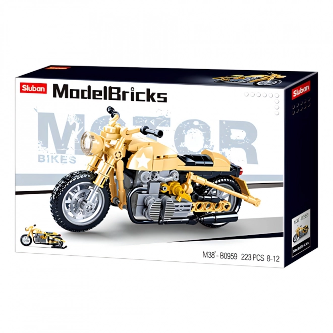 Sluban ModelBricks Armádní motocykl