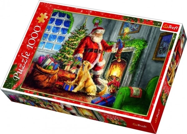 Vánoční Puzzle - Čas Dárků 1000 Dílů
