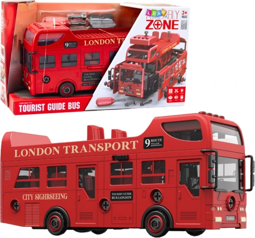 Patrový autobus k sestavení london transport se světly a zvuky