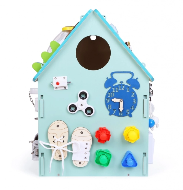 2Kids Toys Activity board Domeček – Modrý
