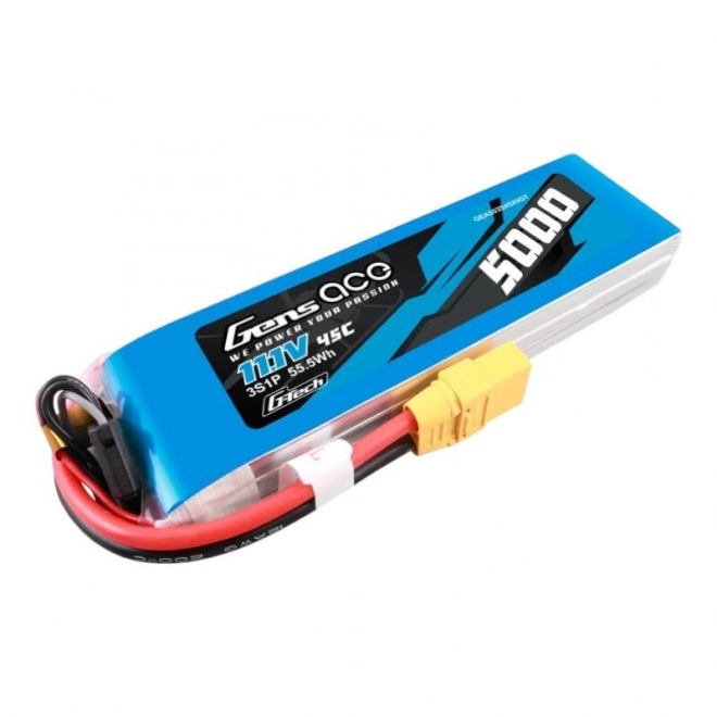 Gens ace G-Tech 5000mAh 11.1V 45C 3S1P lipo baterie s XT90 konektorem