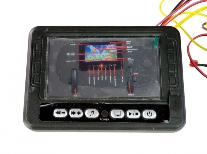 Hudební panel LCD MP4 pro Range Rover