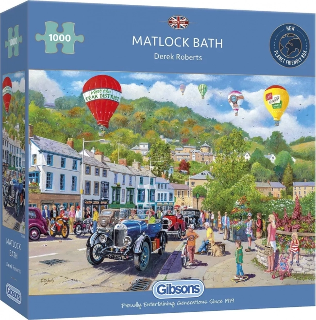 Puzzle Vesnice Matlock Bath 1000 dílků od Gibsons