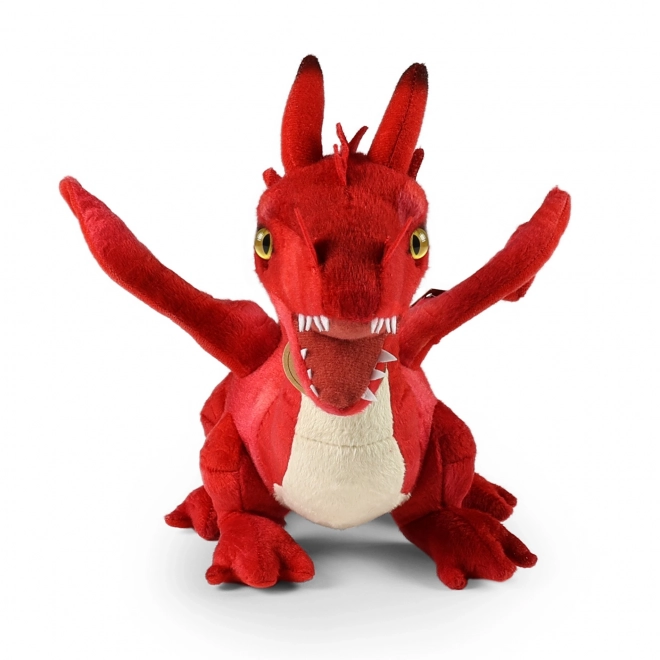 Plyšový drak červený ECO-FRIENDLY 40 cm