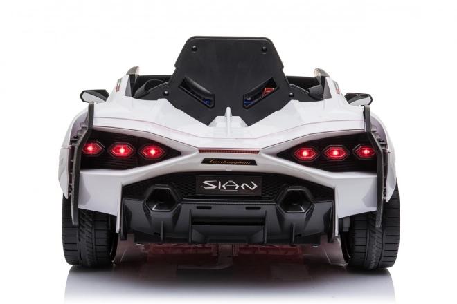 Lamborghini SIAN dětské auto na baterii s ovladačem – Bílé