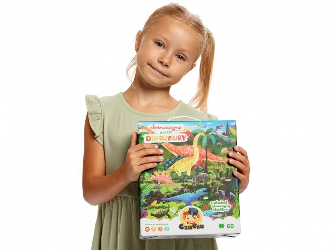 Pozorovací puzzle - Dinosauři