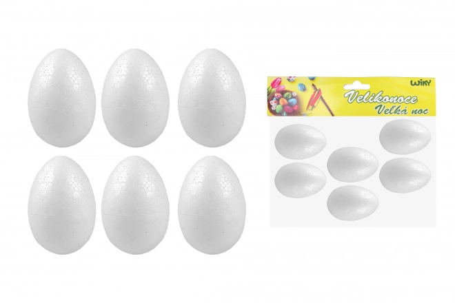 Dekorační polystyrénová vajíčka 6 cm
