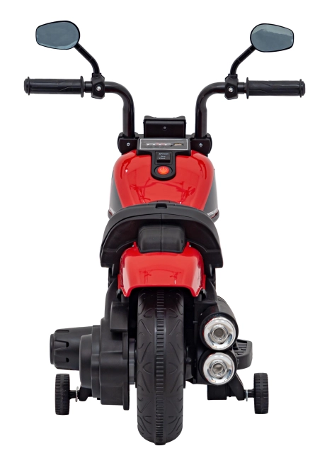 Motocikel Chopper FASTER – Červený