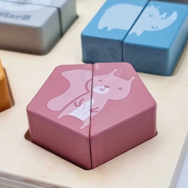 Tvarové puzzle PolarB
