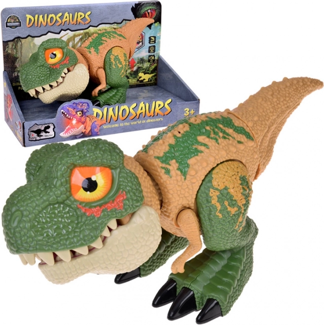 Ruchový dinosaurus Tyrannosaurus Rex se zvukovými a světelnými efekty