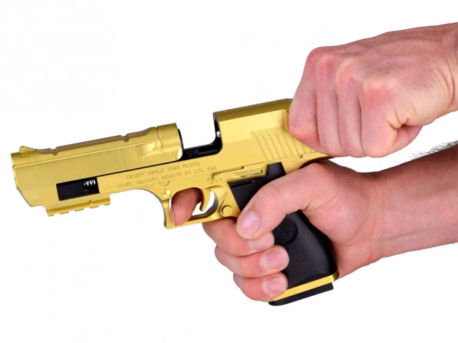 Dětská pistole na pěnové náboje se tlumičem