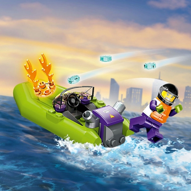 LEGO® City 60373 Hasičská záchranná loď a člun