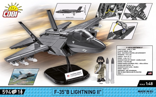 Stíhačka F-35B Lightning II stavebnice 594 dílků