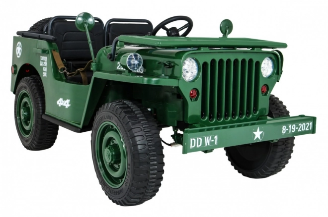 Dětský vojenský retro terénní vůz 4x4