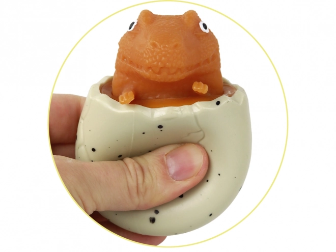 Antistresová hračka dinosaurus v vejci Squishy