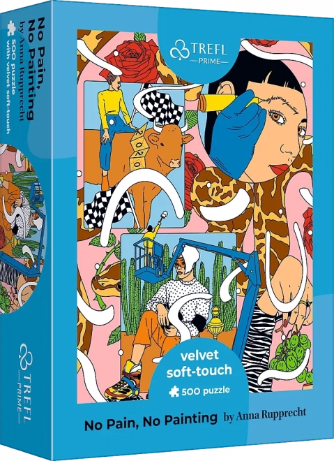 Puzzle 500 prvků UFT VELVET Žádná bolest, žádné malování
