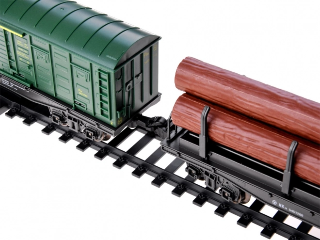 Elektrický vláček 185x99cm kouř se vypařuje zvukový efekt RC0622