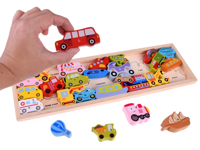 Puzzle podložka pro třídění a správné umístění