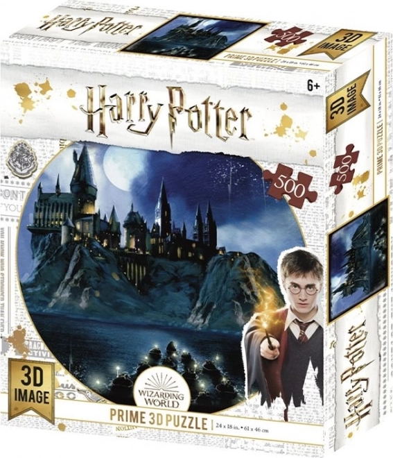 Puzzle Harry Potter: Příjezd do Bradavic 3D