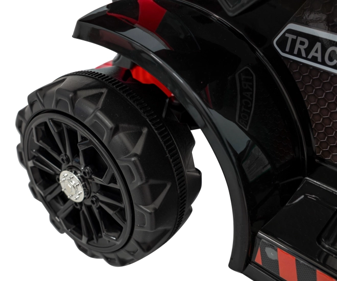 Otroški električni traktor z radlico – Červený