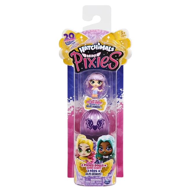 Hatchimals Mini Pixies panenky s výměnnými křídly