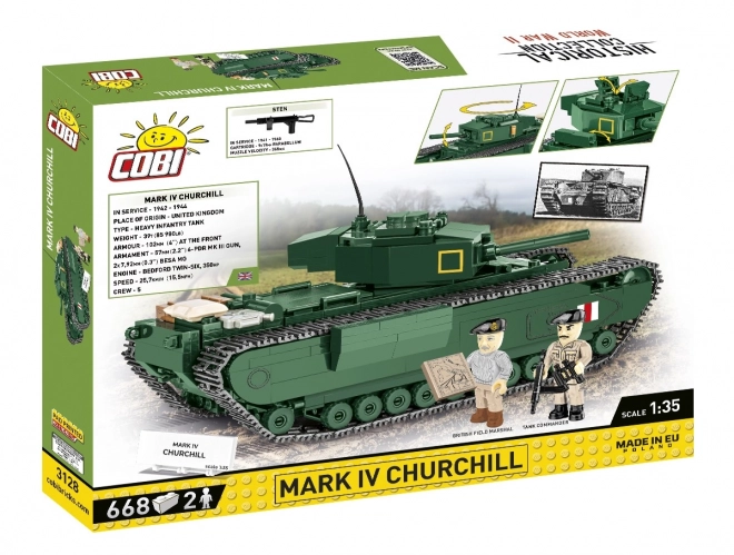 Stavebnice Churchill Tank Mark IV