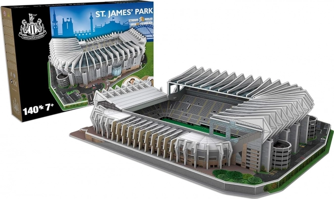 STADIUM 3D REPLICA 3D puzzle Stadion St James' Park - Newcastle United FC 140 dílků