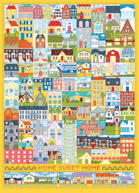 COBBLE HILL Puzzle Domov, sladký domov 500 dílků