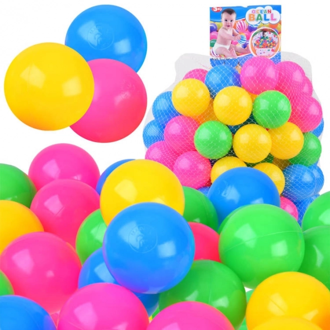 Barevné bazénové míčky 6,5cm 100ks ZA4428