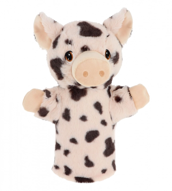 Keel Toys SE3077-6 Keeleco Prasátko - eko plyšový maňásek na ruku 27 cm