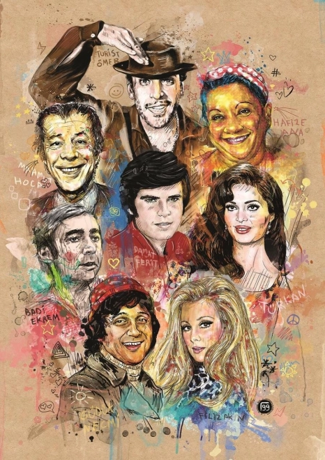 ART PUZZLE Puzzle Turecké filmy 1000 dílků