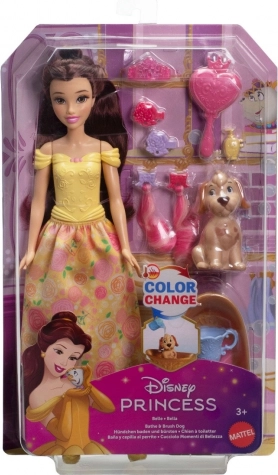 Disney Princezna Belle s pejskem – koupací a stylingový set