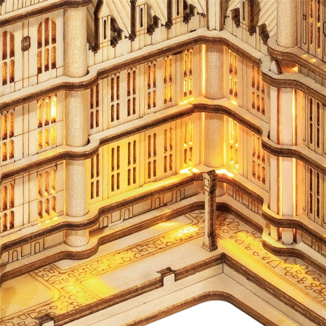 RoboTime dřevěné 3D puzzle hodinová věž Big Ben svítící