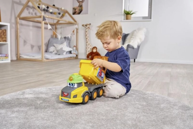 Dětská nákladní autíčko Volvo Harry s kostkami
