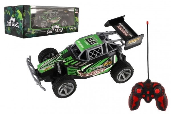 Rychlostní RC buggy auto zelené
